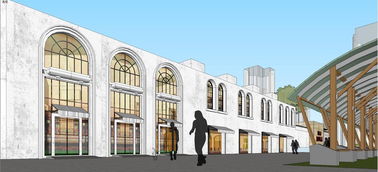 精品地中海風格現代商業街區與療養院SketchUp模型設計賞析